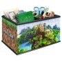 Puzzle 3D cutie depozitare Minecraft 216 piese